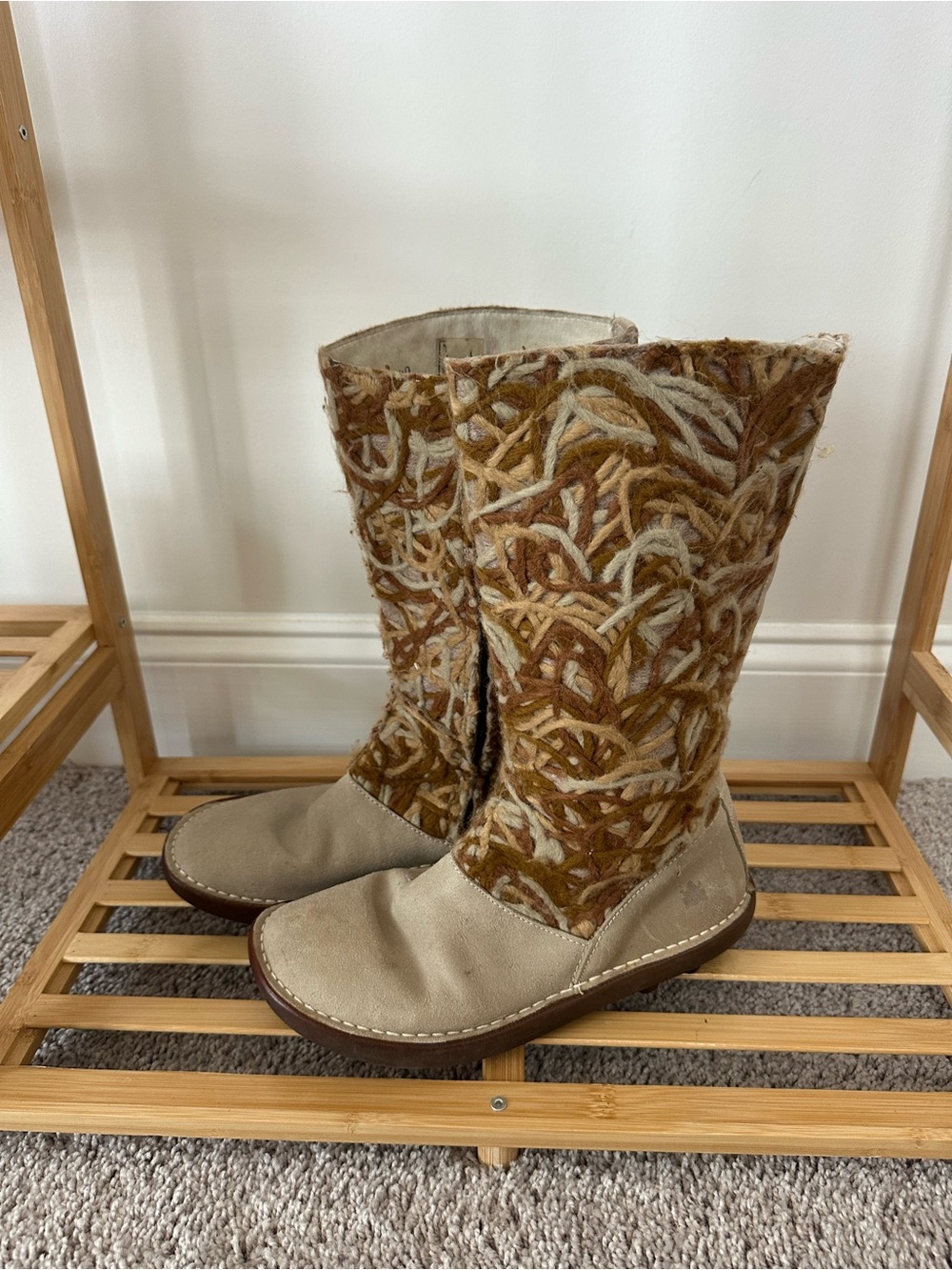 El Naturalista Wool Yarn Boots